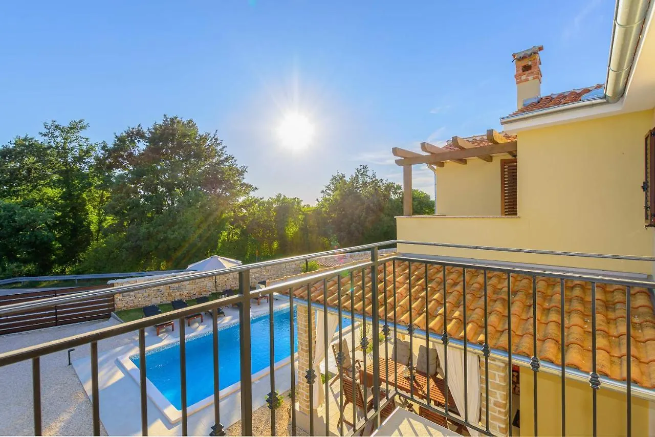 Villa David - Luxurious Secluded Villa With A Heated Pool Butkovići 克罗地亚
